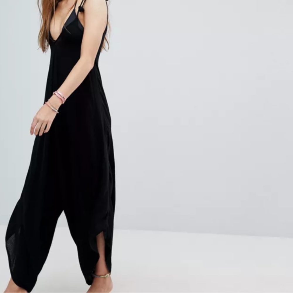 Akasa Fluted Leg Beach Jumpsuit